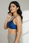 Zivame Miracle Padded Non Wired Full Coverage T-Shirt Bra - Navy Peony — thumbnail 5